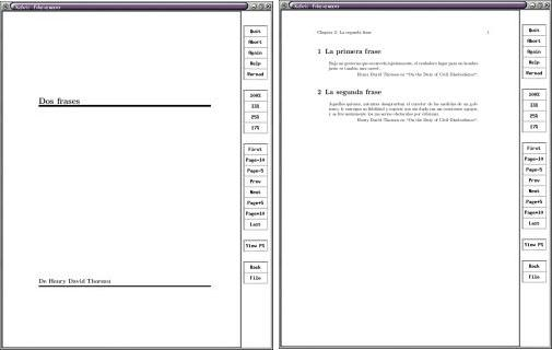 DVI generado de fuentes 
		      Texinfo visto con xdvi
		    